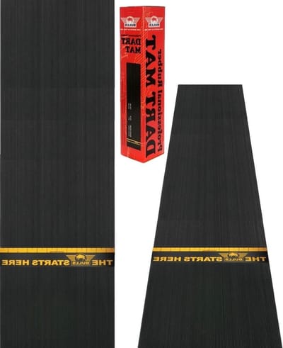 Rubber dart mat + throw line 300x60cm
