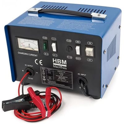 HBM Professionele Acculader, 12, 24 Volt 92 - 210 Ah