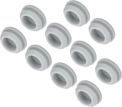10 Stuks Siliconen Gatstoppen voor Montage Ø 15mm - Waterdichte Kabeldoorvoer Afdekking