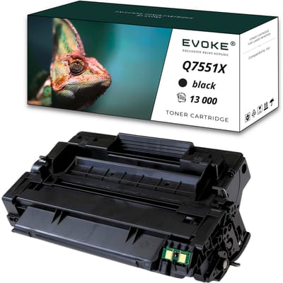 Evoke compatibele toner voor HP Q7551X zwart 13000 pagina's Laserjet M3027Xmfp M3035Xsmfp P3005 P3005D P3005Dn P3005N P3005X