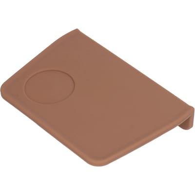 Koffie Tamper Mat met Tamper Sleuf Siliconen Aanstampmat Koffie Pad Aanstampstation Gereedschap bruin