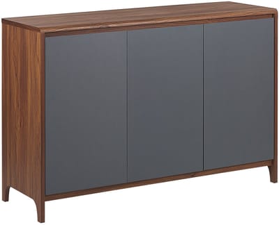 MEDFORT - Dressoir - Donkerbruin/Grijs - Vezelplaat