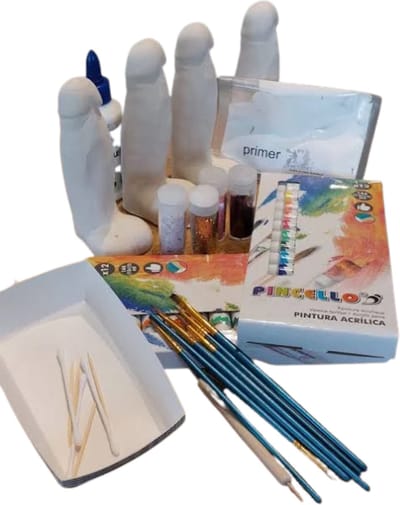 DIY strakke Piemels/lullen schilderpakket | 4 personen en optie voor 1 of meer piemels extra | inclusief verf & versiersels | Workshop Vrijgezellenfeest | Vriendinnenuitje