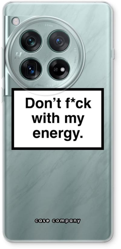 Case Company® - Hoesje geschikt voor OnePlus 12r hoesje - My energy - Soft Cover Telefoonhoesje - Bescherming aan alle Kanten en Schermrand