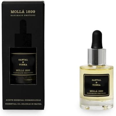 Cereria Mollà 1899 Essential Oil Santal & Tonka 30ml essentiële olie voor aromaverdamper ideaal voor diffuser