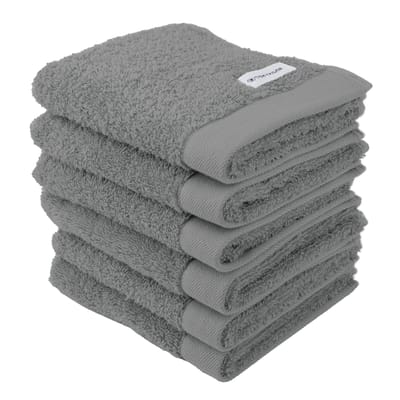 Tom Tailor Gastendoekje Color Bath Guest Towel Een maat, 30x50 Set van 6