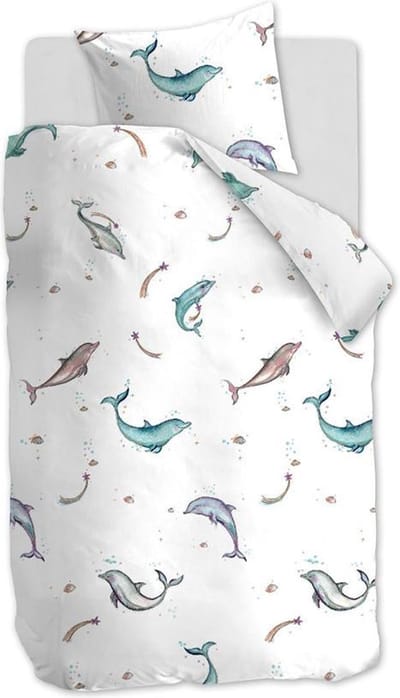 Beddinghouse Kids Magical Dolphins dekbedovertrek - Eenpersoons - 140x200/220 - Multi