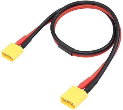 XT60 Male naar XT60 Male Connector met 0.5m 12AWG Siliconen Draad voor RC Lipo Accu en FPV Drone Accessoires