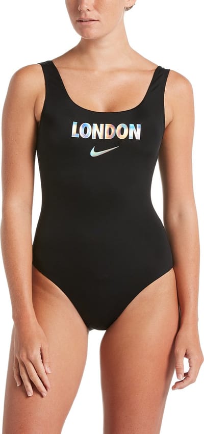 Nike Swim City Series U-Back Zwempak Sportbadpak met platte naden, gemaakt van chloorbestendig materiaal
