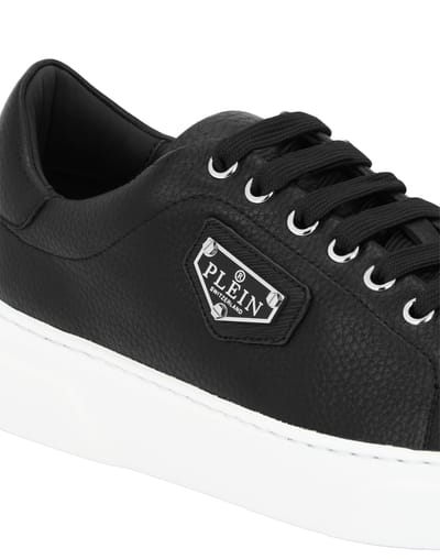 Leather Lo-Top Sneakers Iconic Plein