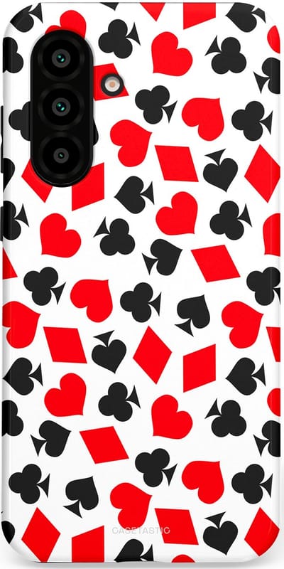 Casetastic Hoesje Geschikt voor Samsung A56 / A36 - Stijlvolle Beschermende Duo-layer Case - Harten spel