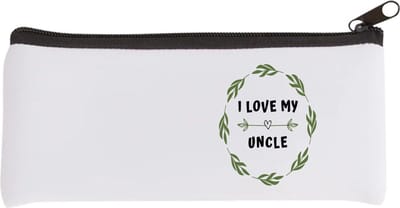 Akyol - i love my uncle Etui - Oom - liefste oom - verjaardag - cadeautje voor oom - oom artikelen - kado - geschenk - 20 bij 9 cm