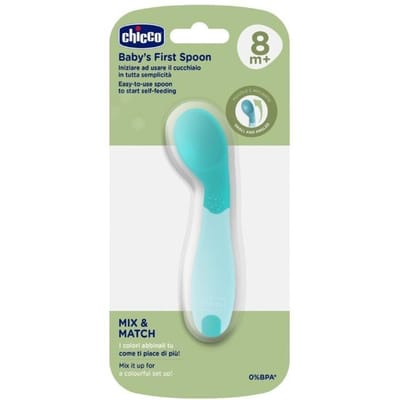 Chicco 00016100250000 peuterbestek Peuter lepel Blauw