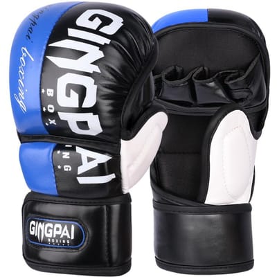Professionele MMA Halfvinger Bokshandschoenen Verdikte Sanda Vrije Vechtsport Trainingshandschoenen voor Mixed Martial Arts L