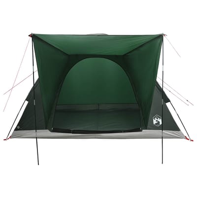 vidaXL - Kamperen - tent - 4-persoons - Leger - Groen - Polyester - en - Staal