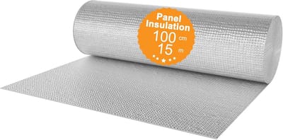 Isolatiefolie voor Radiatoren en Raamisolatie - Warmte- en Koudebescherming voor Huis, Camping en Auto (1 x 10 m)