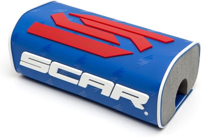 Stuurkussen 28 3D zonder stang voor Motorfiets, Cross, Quad, Dirt Bike en Enduro - Blauw