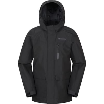 Mountain Warehouse Kids Noah Waterdichte Jas (Zwart)