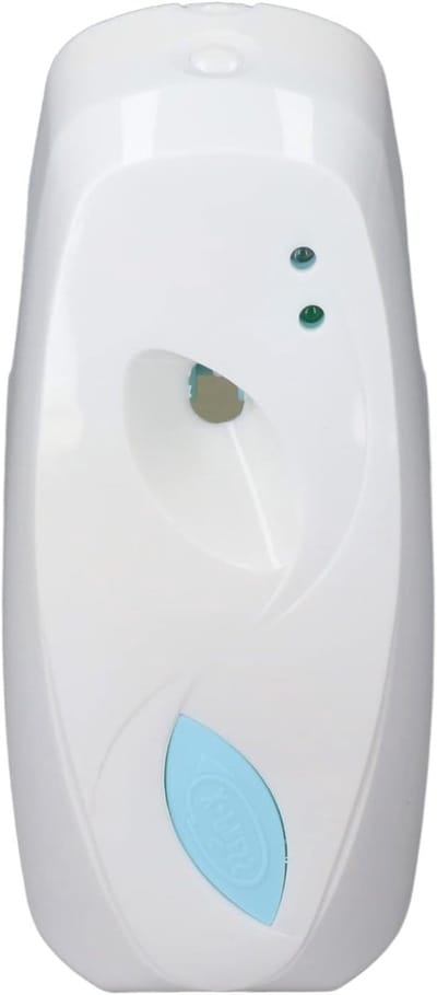 Automatische Geurverspreider voor Wandmontage, Tijdgestuurd en Lichtgevoelig Luchtverfrisser voor Thuis, Badkamer, Toilet en Kantoor, Stevig en Duurzaam, Ideaal voor Diverse Toepassingen