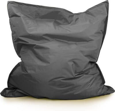 Drop & Sit - Grote Zitzak - Nylon - Zitzakfauteuil - Woonkamerzitzak - Antraciet - 130 x 150 cm