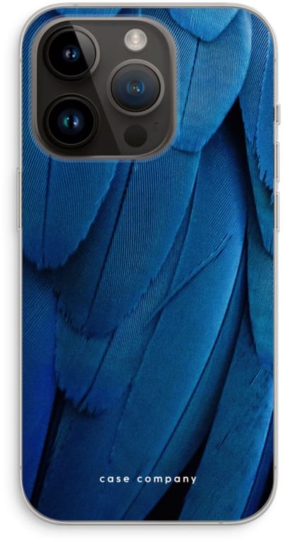 Case Company® - Hoesje geschikt voor iPhone 14 Pro hoesje - Pauw - Soft Cover Telefoonhoesje - Bescherming aan alle Kanten en Schermrand
