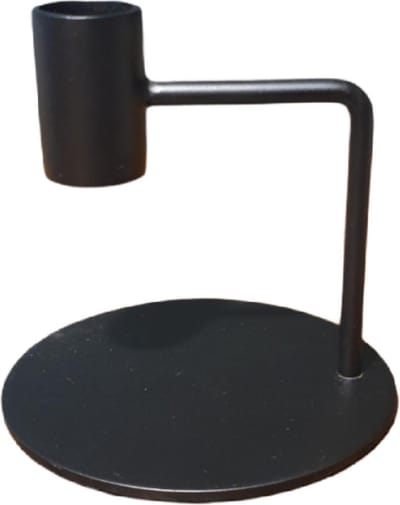 Branded By  - Kandelaar - Curve - Zwart - 10 cm