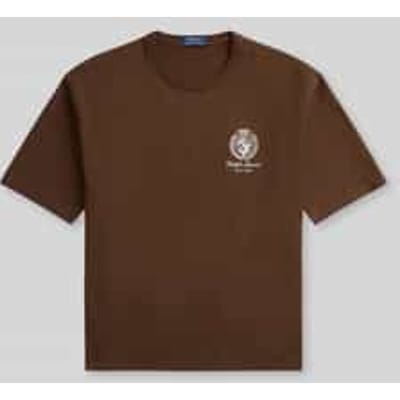 Regular fit T-shirt van puur katoen