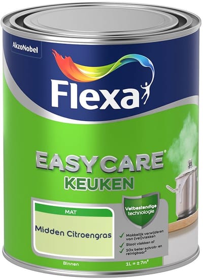 Flexa - Easycare Keuken - Midden Citroengras - Mengverf - 1 L