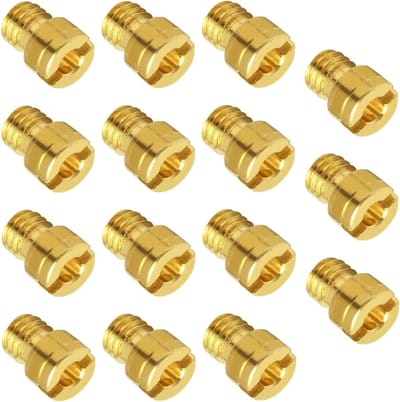 15-delige set M4 sproeiers, carburateur hoofdnozzles voor scooters en motorfietsen, vervangende onderdelen voor optimale prestaties
