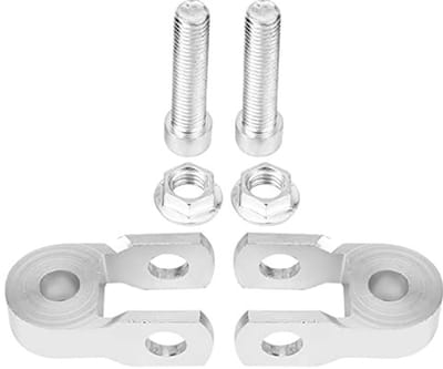 Dailygoody - Motor schokdempers - Universele motorfiets schokdemper - Hoogte verlenging - Zilver - Schokdemper riser - Verhoogde hoogte - Geschik