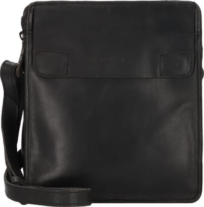 HAROLD'S Leren Schoudertas Aberdeen Crossbag Black Zwart