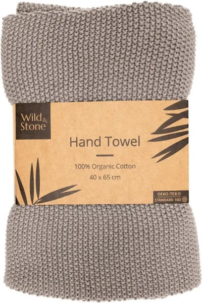 Handdoeken - 100% biologisch katoen - Dove Grey