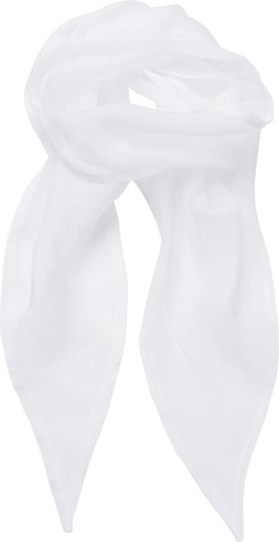 Premier Ladies Chiffon Scarf PR740 - White - One size