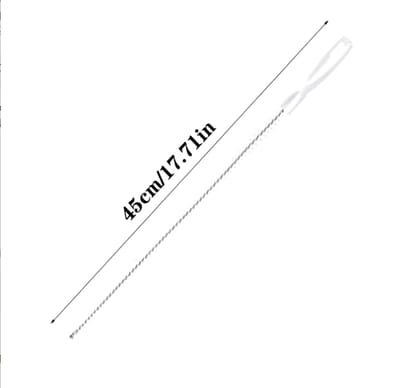 Gootsteenafvoer Reinigingsborstel – XXL 45 cm – Buigbaar met Borstels – Voorkomt Verstopping & Start Ontstopping - D1.5