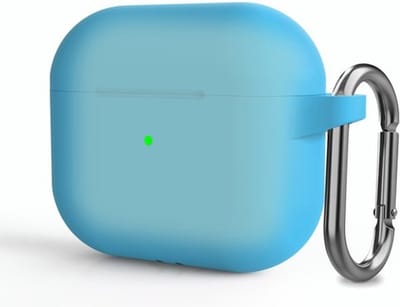 By Qubix - AirPods 3 hoesje - TPU - Slim fit series - Blauw transparant