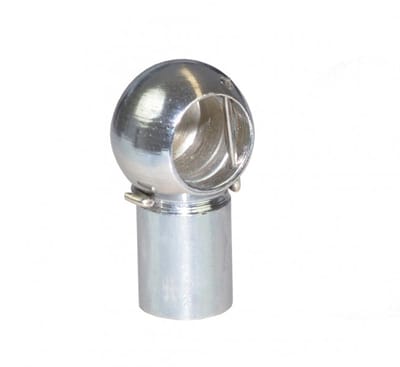 Stalen kogelkopbevestiging voor M8 gasdrukveer