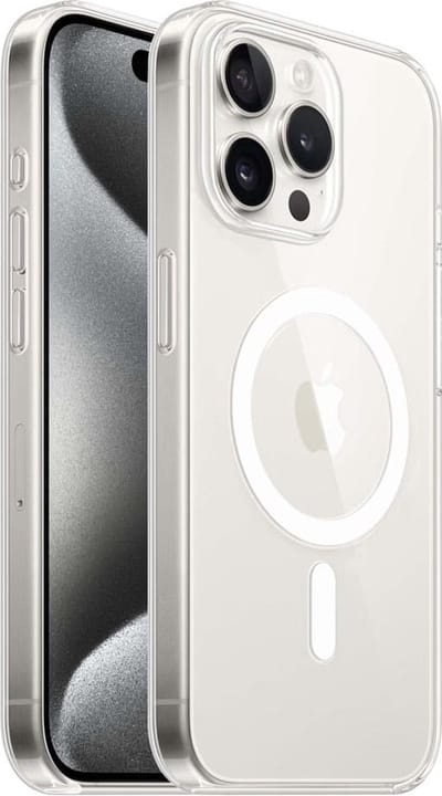 Casify Doorzichtig Hoesje geschikt voor MagSafe iPhone 15 Pro Max Hoesje - Transparant