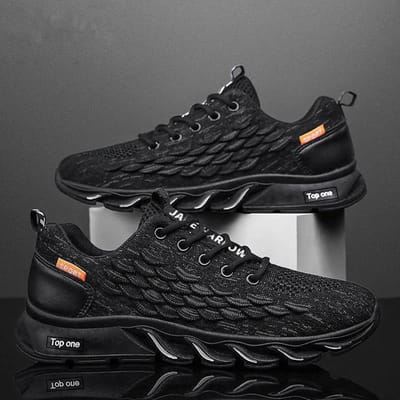 Herenschoenen Ademend Lente en Zomer Vliegweven Casual Sportschoenen Lage Instap Casual Schoenen Outdoor Kamperen Sportschoenen 44 gray