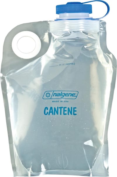 Nalgene - Cantene Multi-layer - Wide mouth Bottle - drinkfles -waterfles - lichtgewicht - 3000 ml - Kunststof/Grijs