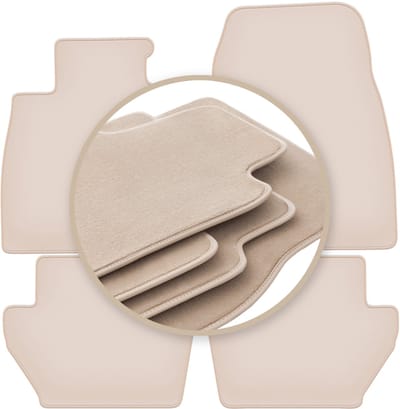 PREMIUM beige vloermatten voor: Ford Puma II crossover 2019-