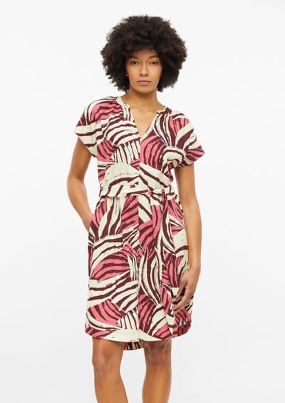 s.Oliver  Dresses Pink Burgundy Taglia: 36 | Abiti in T-Shirt Outlet | Donna | Marrone