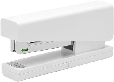 Nietmachine - Bureau nietmachine - Documenten binden - Zichtbaar nietjesniveau - 120x58x29mm - Wit