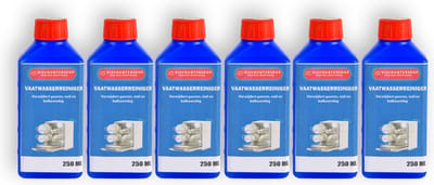 Discountershop Voordelig Voordelpak: Set van 6 Vaatwasmachinereinigers Eco - 250 ml per Stuk