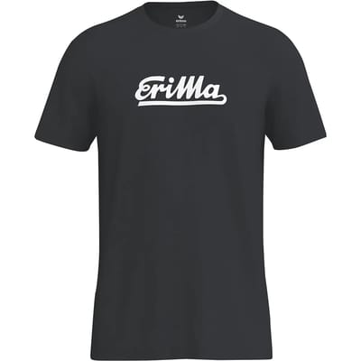 Erima Retro T-Shirt Kinderen - Zwart | Maat: 140