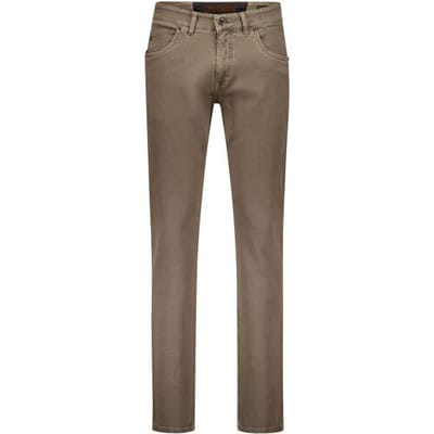 Gardeur Broek Bennet Fine Texture Handcrafted Treatments Comfort Stretch Bruin / male