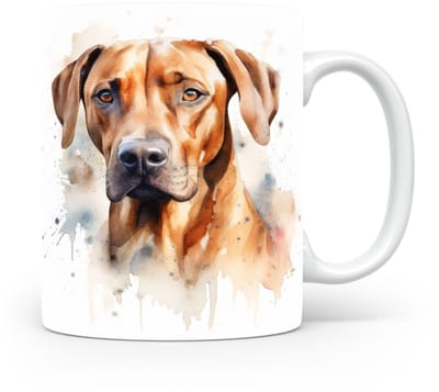 Mok Rhodesian ridgeback Beker voor koffie of tas voor thee, cadeau voor dierenliefhebbers, moeder, vader, collega, vriend, vriendin, kantoor, opa, oma, hond, kerst, sinterklaas, verjaardag
