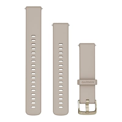 Garmin Siliconen bandje - Garmin 18 mm aansluiting - French Grey