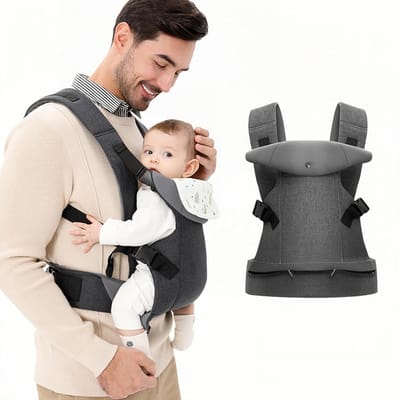 Ergonomische Babydrager voor Pasgeborenen en Peuters 3-36 Maanden, Draagzak voor Babyhouder, Lichtgewicht en Verstelbaar, Veilig en Comfortabel