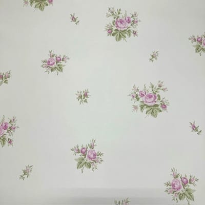 Bloemen roosjes behang 411300