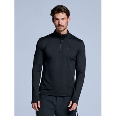 Poederbaas Midlayer Pully - Skipully - Heren - Four Seasons Lightweight 2.0 - Zwart - Maat L